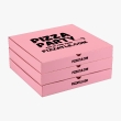 Light pink pizza boxes