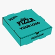 Light sea green pizza box