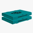 Light sea green pizza boxes