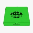 Lime green pizza box