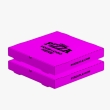 Magenta pizza boxes