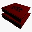 Maroon pizza boxes wholesale