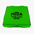 Mint green pizza box