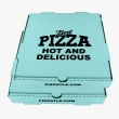 Pale turquoise pizza boxes wholesale