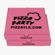 Pink lace pizza boxes