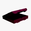 Wine red pizza boxes wholesale