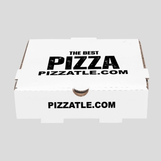 13.25 inch white pizza boxes