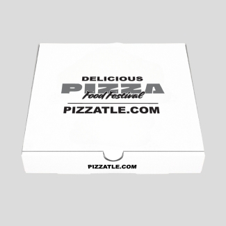 13.5 inch white pizza boxes