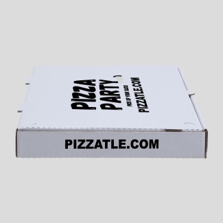 15.25 inch white pizza boxes