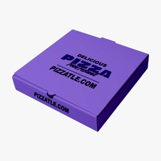 Medium slate blue pizza box