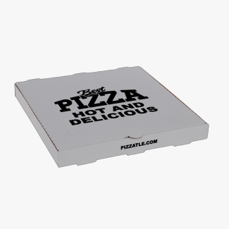 Silver pizza box